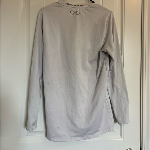 Under Armour Men's White Thermal Long Sleeve - Picture 2 of 4